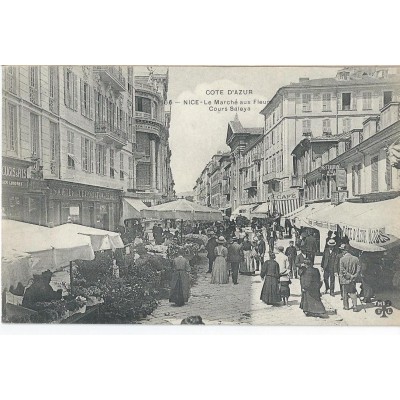 Nice - Le Marché aux Fleurs cours Saleya 1919